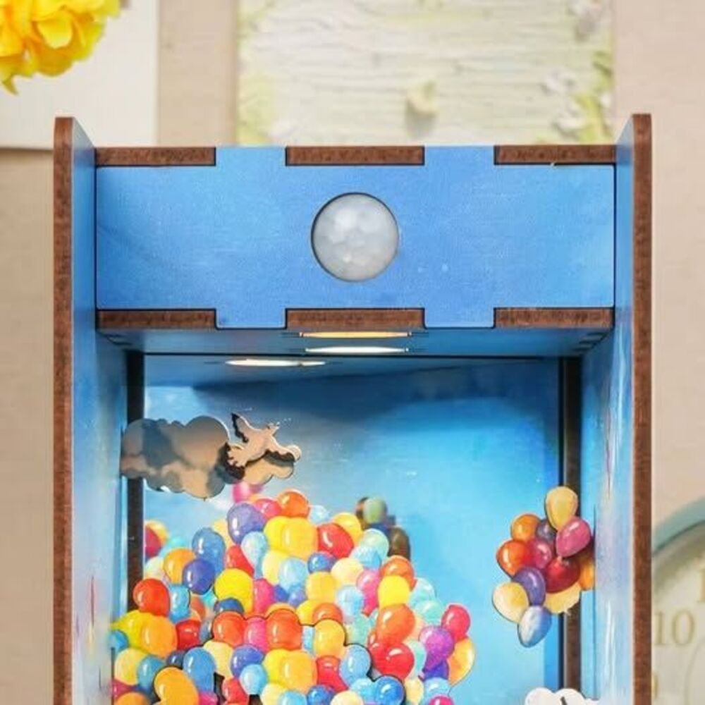 Hands Craft DIY Bookend Puzzle Travel with The Wind: Miniature House Kit - Picture 5 of 8